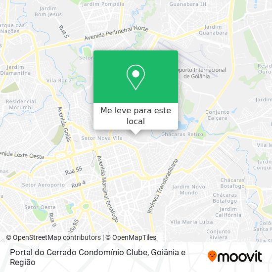 Portal do Cerrado Condomínio Clube mapa