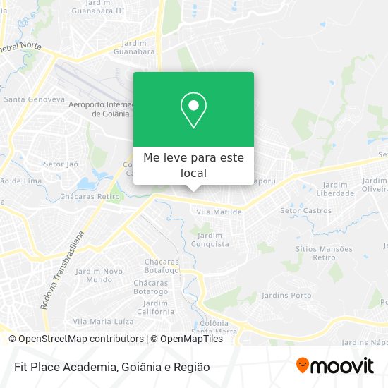 Fit Place Academia mapa