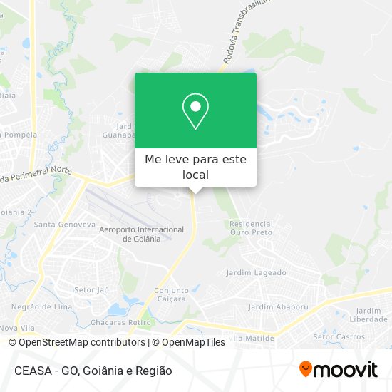 CEASA - GO mapa