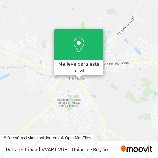 Detran - Trindade/VAPT VUPT mapa
