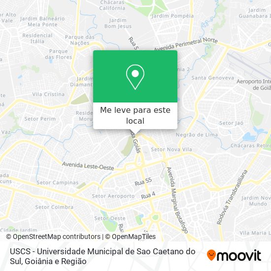 USCS - Universidade Municipal de Sao Caetano do Sul mapa