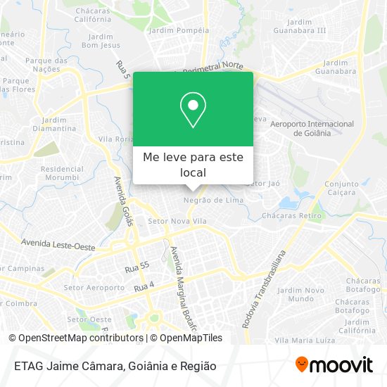 ETAG Jaime Câmara mapa