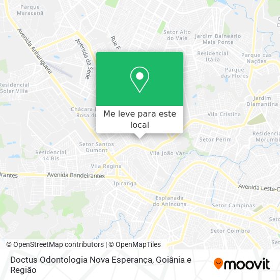 Doctus Odontologia Nova Esperança mapa