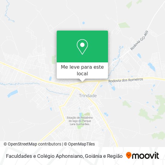 Faculdades e Colégio Aphonsiano mapa