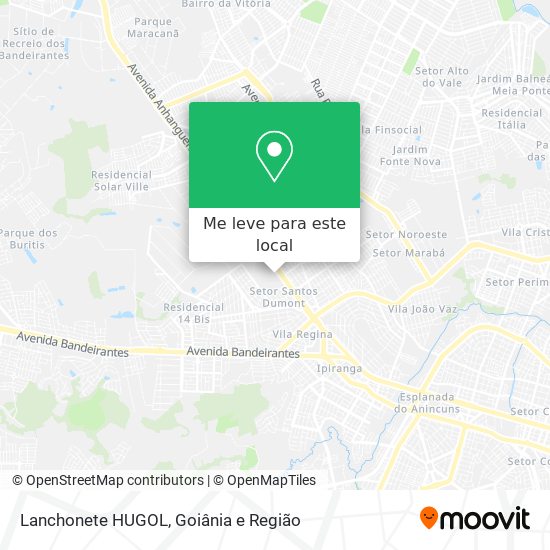 Lanchonete HUGOL mapa
