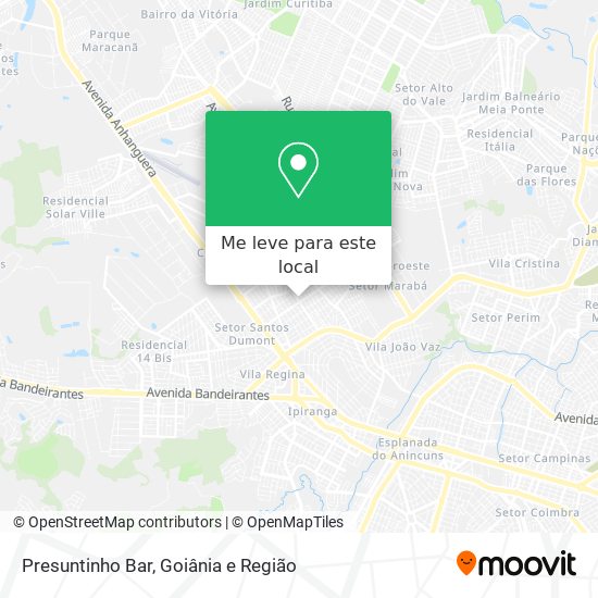 Presuntinho Bar mapa