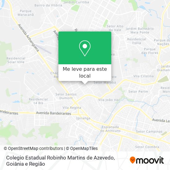 Colegio Estadual Robinho Martins de Azevedo mapa