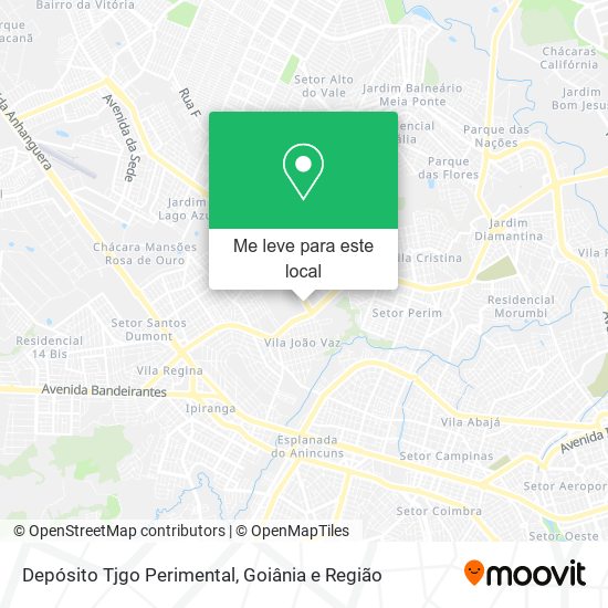 Depósito Tjgo Perimental mapa