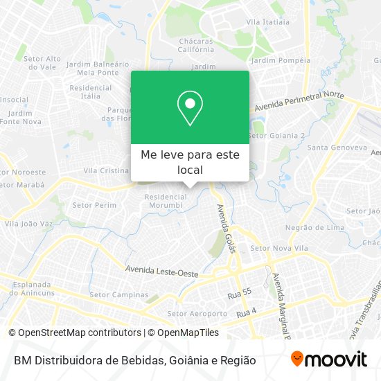 BM Distribuidora de Bebidas mapa