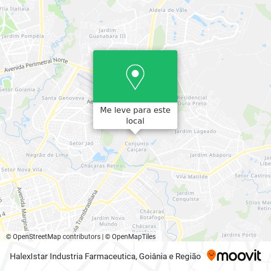 HalexIstar Industria Farmaceutica mapa