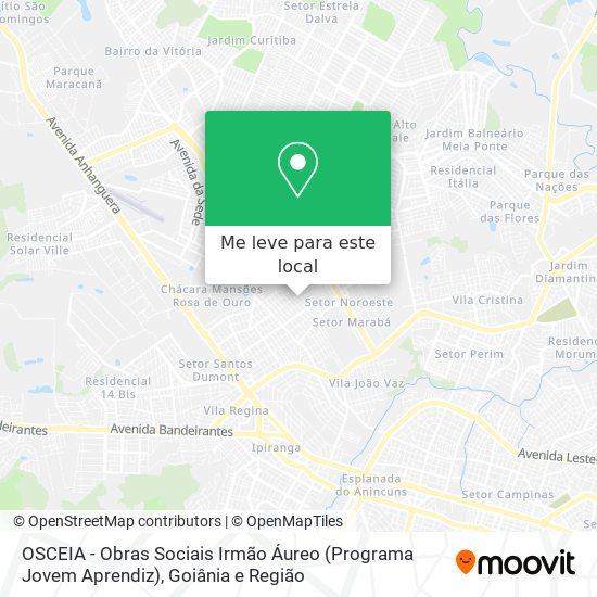 OSCEIA - Obras Sociais Irmão Áureo (Programa Jovem Aprendiz) mapa