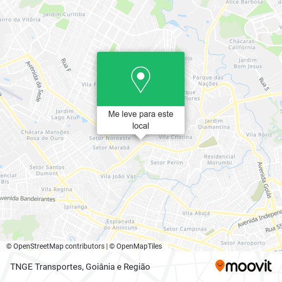 TNGE Transportes mapa