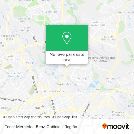 Tecar Mercedes-Benz mapa