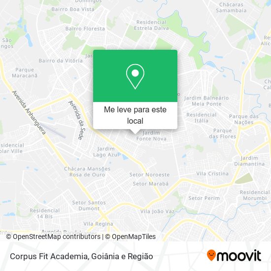 Corpus Fit Academia mapa