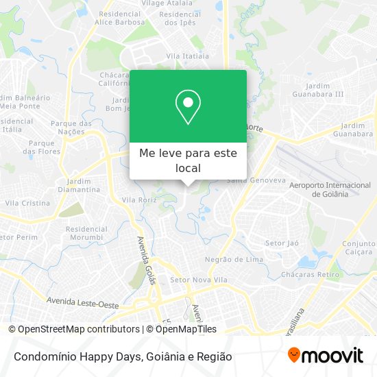 Condomínio Happy Days mapa