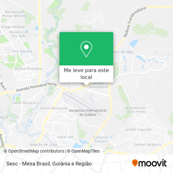 Sesc - Mesa Brasil mapa
