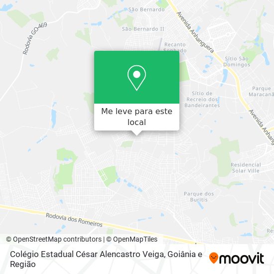 Colégio Estadual César Alencastro Veiga mapa