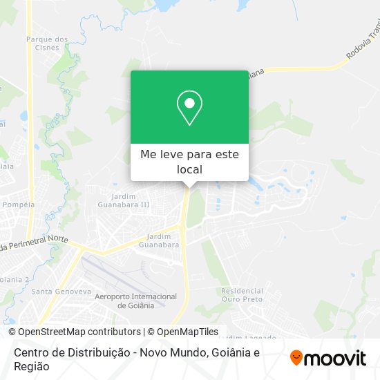 Centro de Distribuição - Novo Mundo mapa