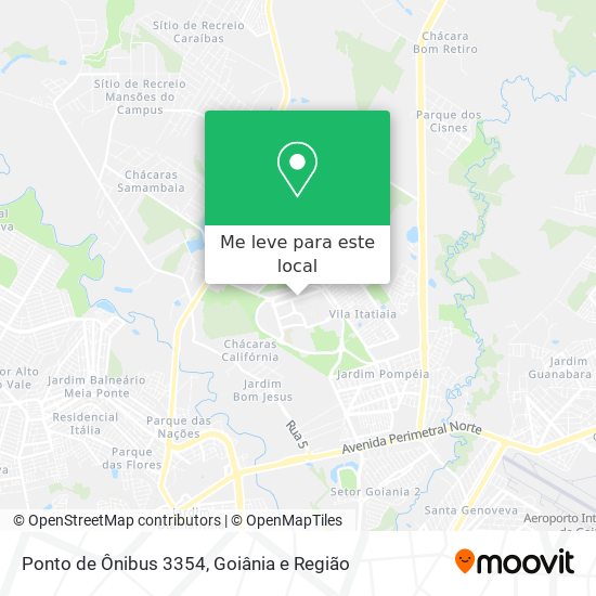 Ponto de Ônibus 3354 mapa