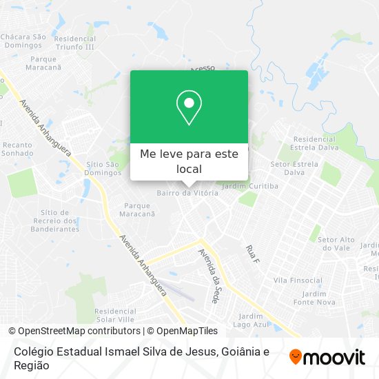 Colégio Estadual Ismael Silva de Jesus mapa