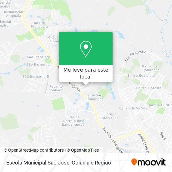 Escola Municipal São José mapa