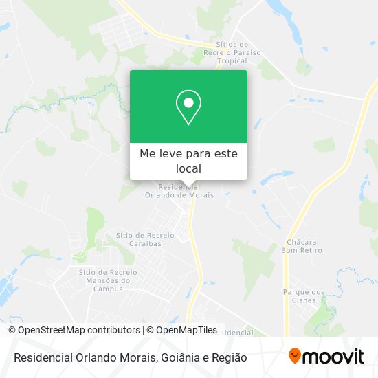 Residencial Orlando Morais mapa