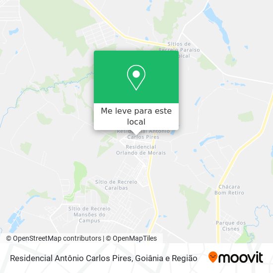 Residencial Antônio Carlos Pires mapa