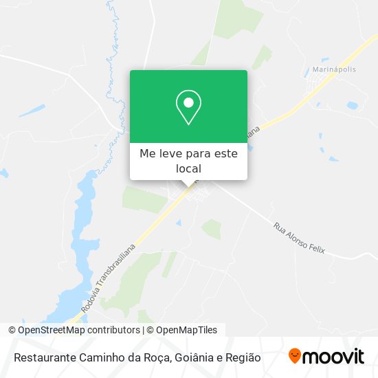 Restaurante Caminho da Roça mapa