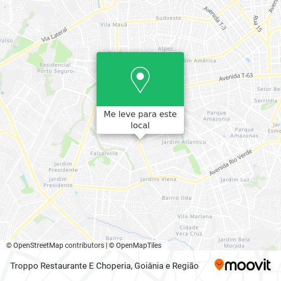 Troppo Restaurante E Choperia mapa