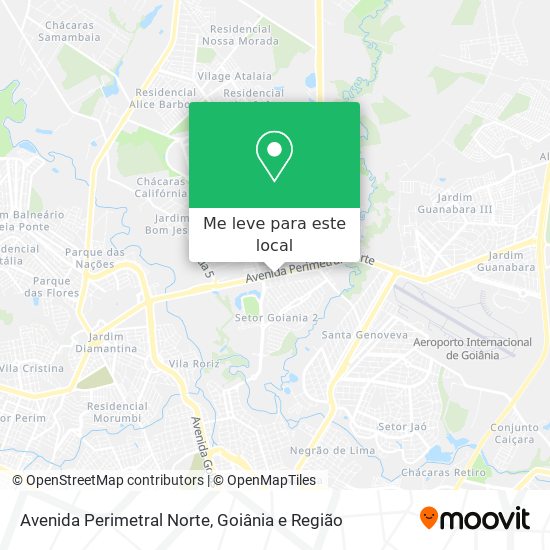 Avenida Perimetral Norte mapa