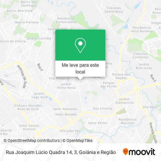 Rua Joaquim Lúcio Quadra 14, 3 mapa