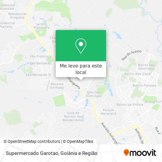 Supermercado Garotao mapa