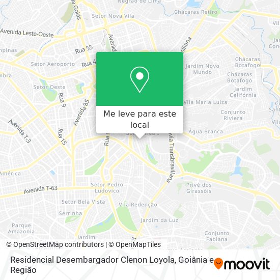 Residencial Desembargador Clenon Loyola mapa