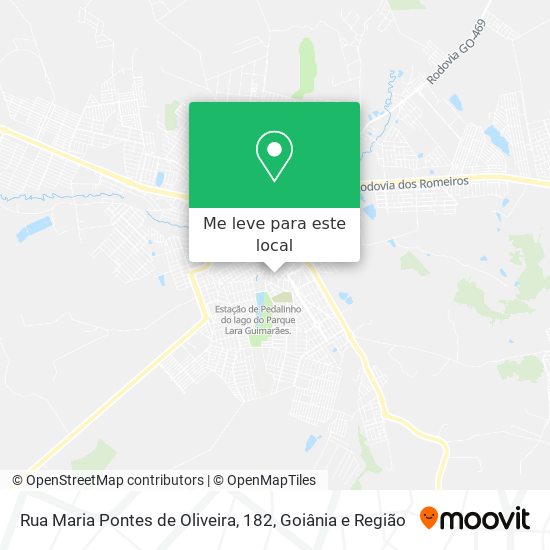 Rua Maria Pontes de Oliveira, 182 mapa