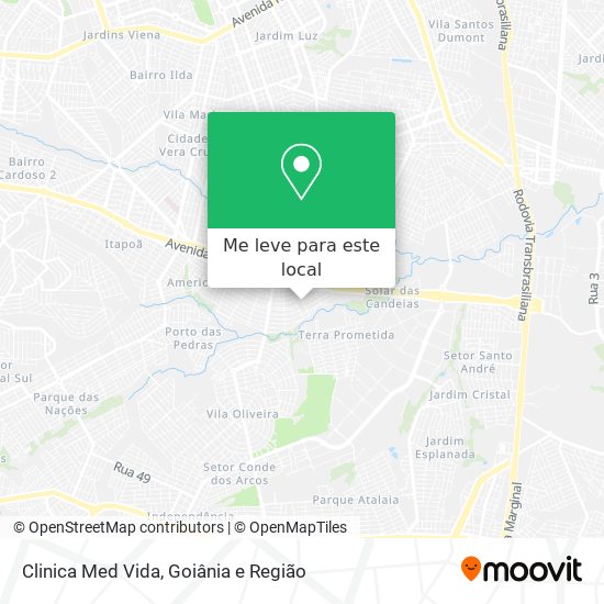 Clinica Med Vida mapa