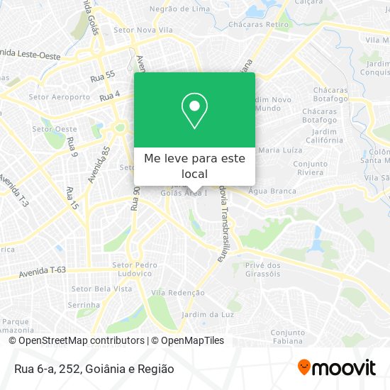 Rua 6-a, 252 mapa