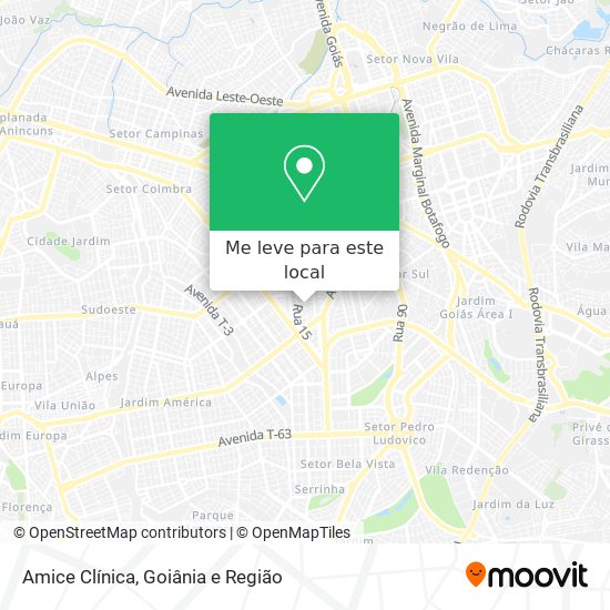 Amice Clínica mapa
