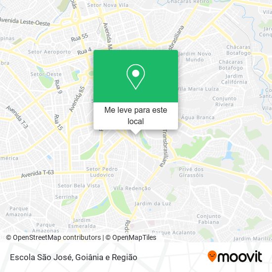 Escola São José mapa