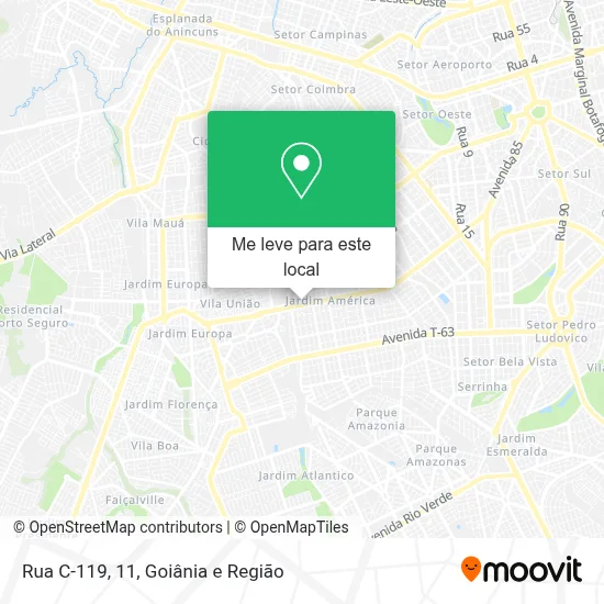 Rua C-119, 11 mapa