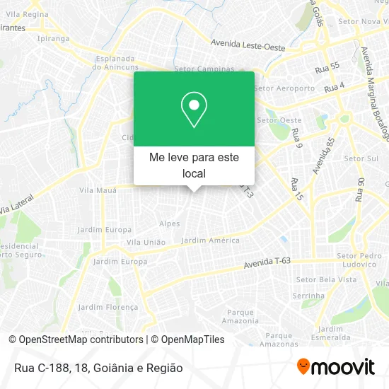 Rua C-188, 18 mapa