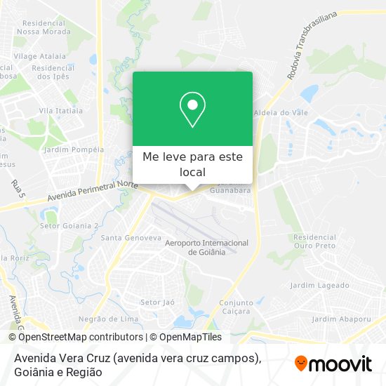 Avenida Vera Cruz (avenida vera cruz campos) mapa
