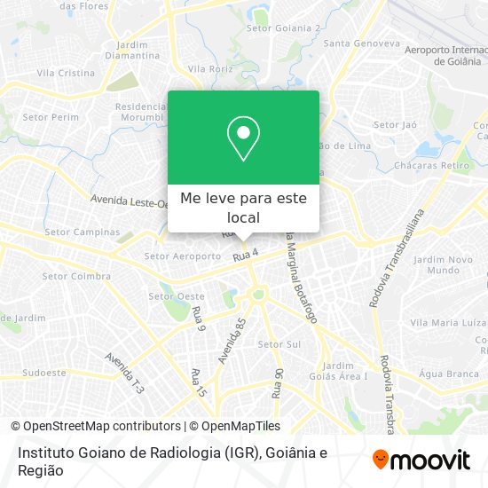 Instituto Goiano de Radiologia (IGR) mapa