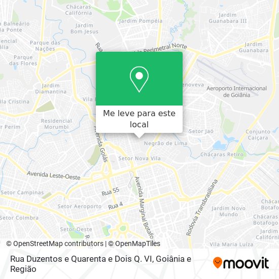 Rua Duzentos e Quarenta e Dois Q. VI mapa