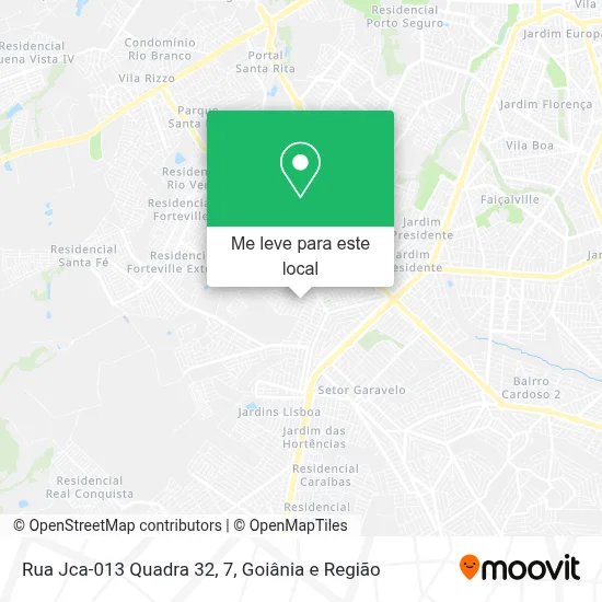 Rua Jca-013 Quadra 32, 7 mapa