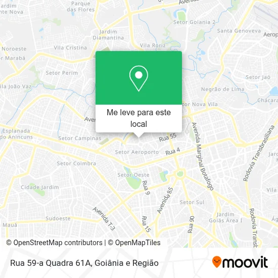 Rua 59-a Quadra 61A mapa