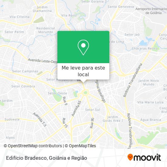 Edifício Bradesco mapa