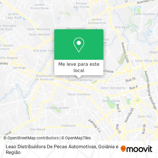 Leao Distribuidora De Pecas Automotivas mapa