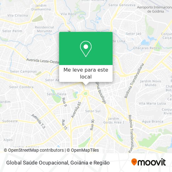 Global Saúde Ocupacional mapa