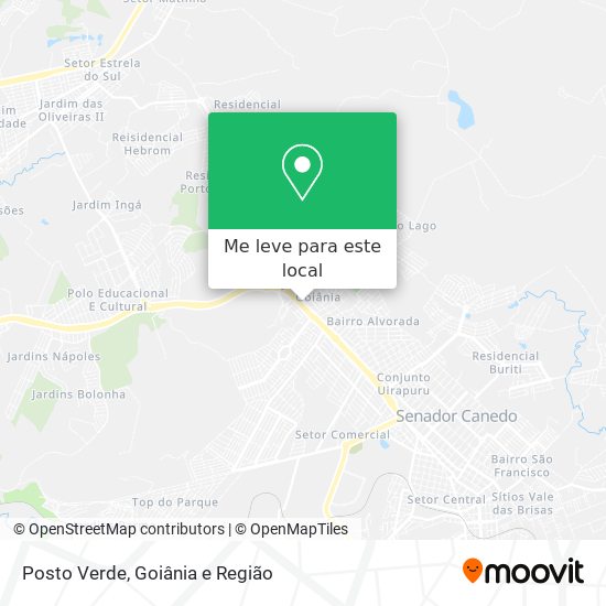 Posto Verde mapa