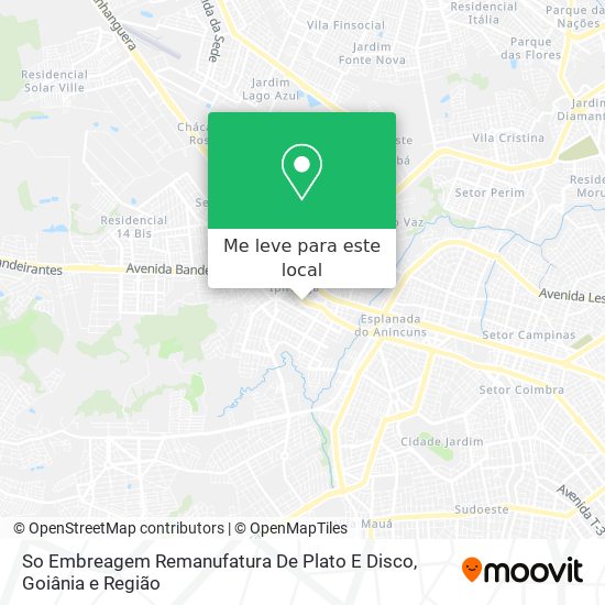 So Embreagem Remanufatura De Plato E Disco mapa